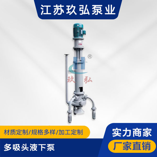 PW型多吸頭液下泵(圖1) PW型多吸頭(tóu)液下(xià)泵(圖1)