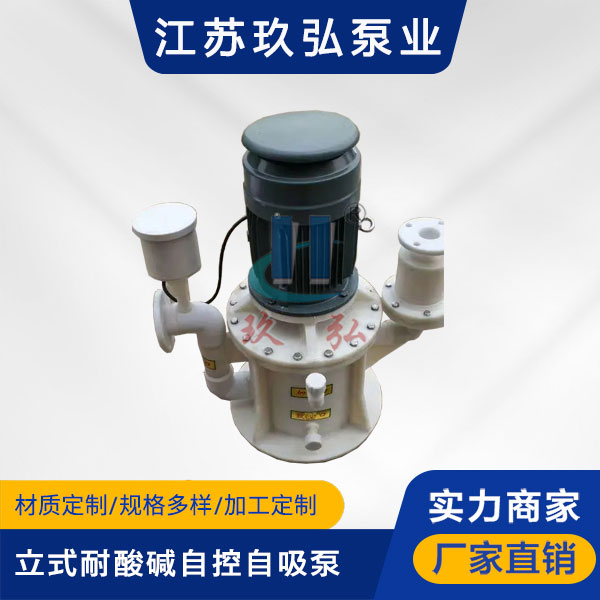 WFB立式耐酸(suān)堿氟塑料自控自吸泵(圖1) WFB立式耐酸堿氟塑料自控(kòng)自(zì)吸(xī)泵(圖1)