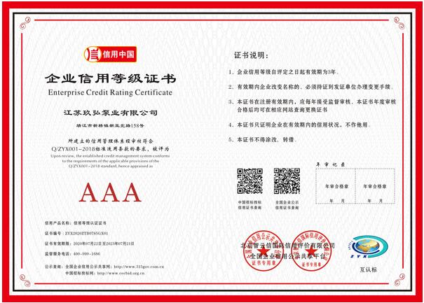 企業信用（yòng）等級