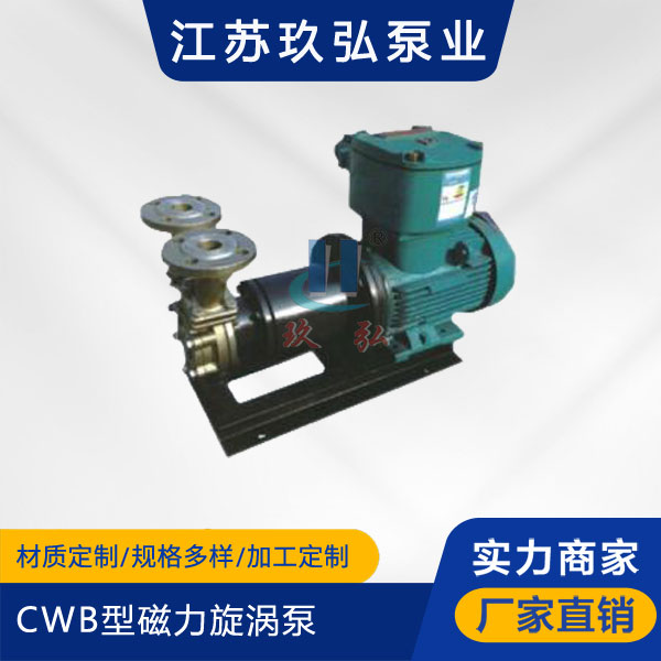 CWB型磁力旋渦泵(圖1) CWB型磁力旋渦泵(圖1)