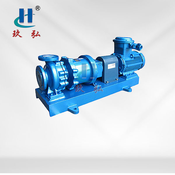 HCGF襯氟耐（nài）高溫耐顆粒磁力泵（bèng）